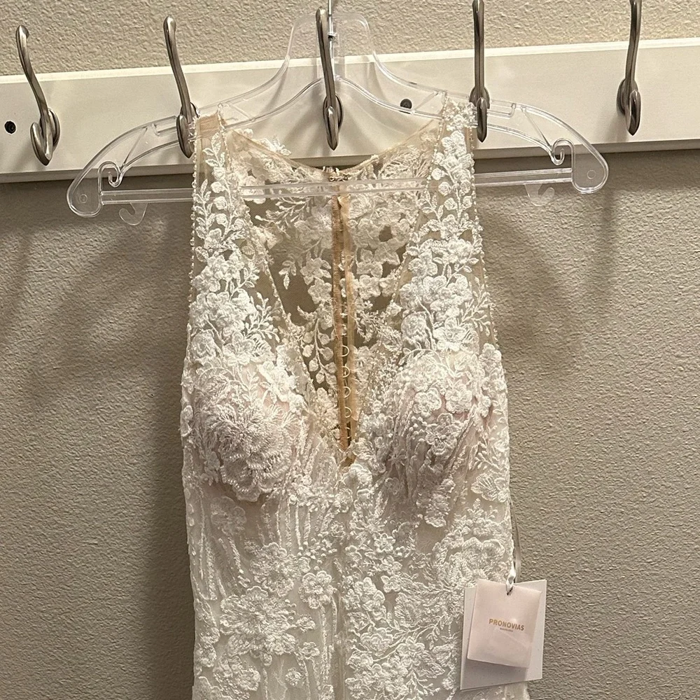 Pronovias EOS Lace Wedding Dress - Picture 4 of 16
